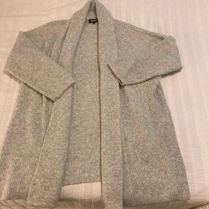 Express Ribbed Shawl Collar Cardigan